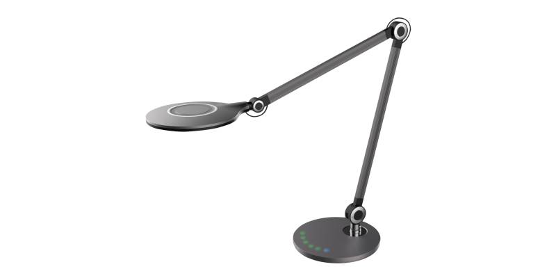 ΦΩΤΙΣΤΙΚΟ ΓΡΑΦΕΙΟΥ LED BLAIN PRO HM4452.02 ΜΑΥΡΟ ΧΡΩΜΑ ABS 55,7x49,7Υεκ.