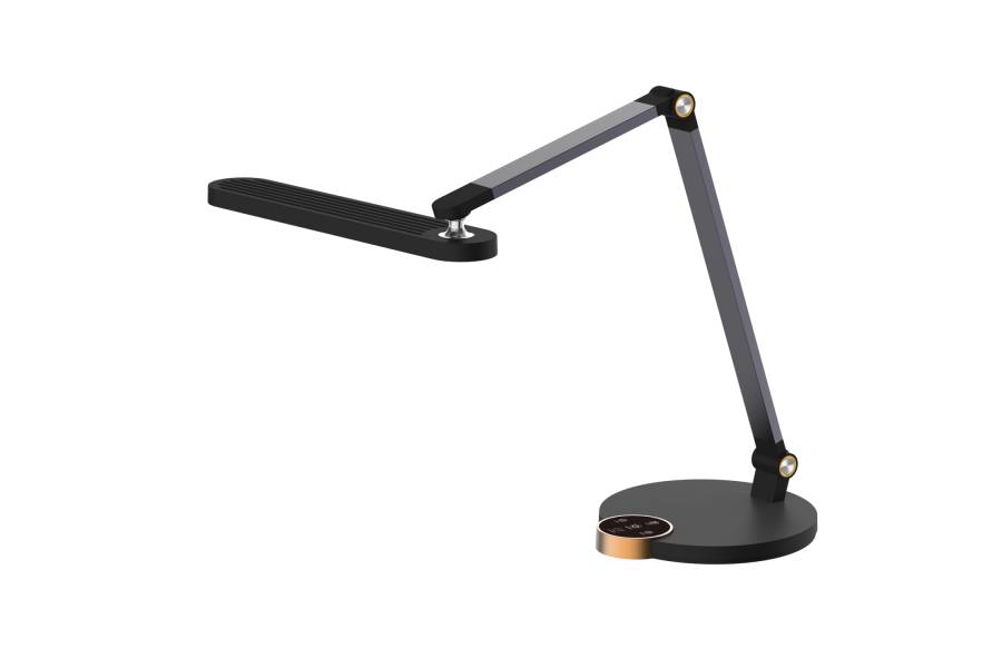 ΦΩΤΙΣΤΙΚΟ ΓΡΑΦΕΙΟΥ LED BLAIN PRO HM4454.02 ΜΑΥΡΗ ΒΑΣΗ ABS-ΓΚΡΙ ΑΛΟΥΜΙΝΙΟ 51,8x40Υεκ.