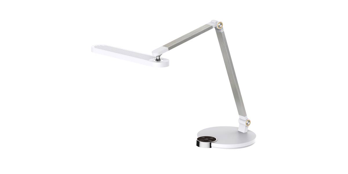 ΦΩΤΙΣΤΙΚΟ ΓΡΑΦΕΙΟΥ LED BLAIN PRO HM4454.01 ΛΕΥΚΗ ΒΑΣΗ ABS-ΓΚΡΙ ΑΛΟΥΜΙΝΙΟ 51,8x40Υεκ.