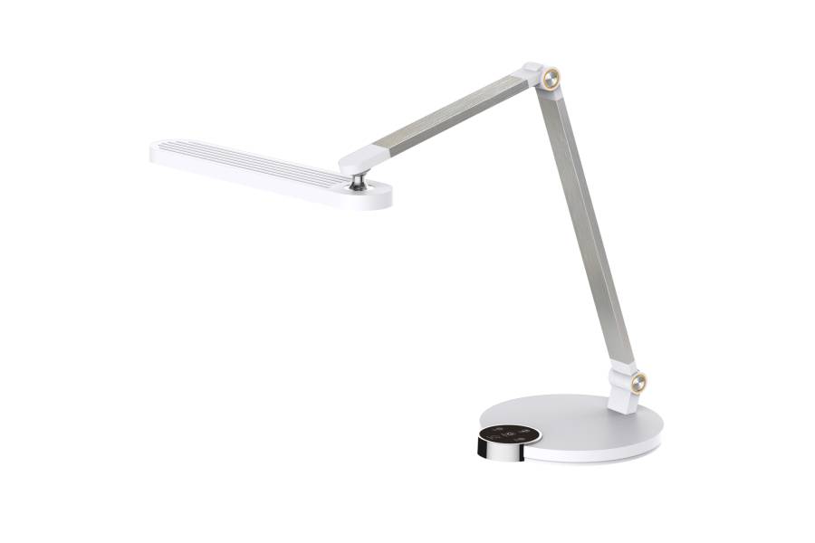 ΦΩΤΙΣΤΙΚΟ ΓΡΑΦΕΙΟΥ LED BLAIN PRO HM4454.01 ΛΕΥΚΗ ΒΑΣΗ ABS-ΓΚΡΙ ΑΛΟΥΜΙΝΙΟ 51,8x40Υεκ.
