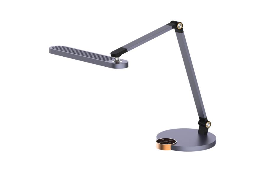 ΦΩΤΙΣΤΙΚΟ ΓΡΑΦΕΙΟΥ LED BLAIN PRO HM4454.07 ΓΚΡΙ ΒΑΣΗ ABS & ΑΛΟΥΜΙΝΙΟ 51,8x40Υεκ.