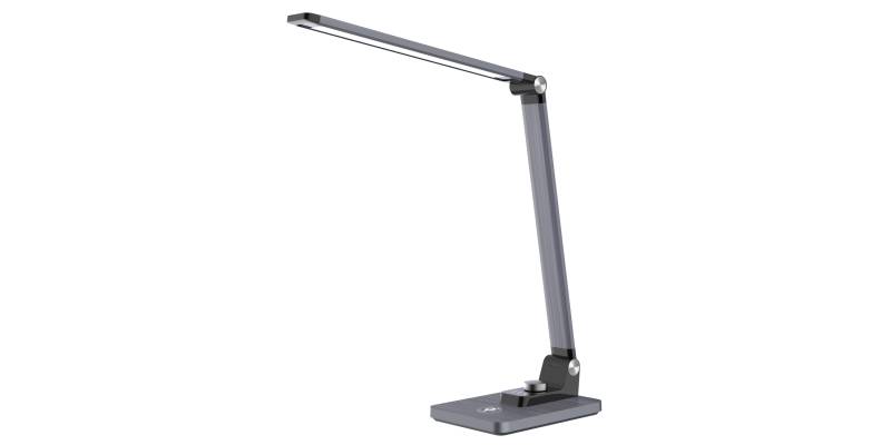 ΦΩΤΙΣΤΙΚΟ ΓΡΑΦΕΙΟΥ LED BLAIN PRO HM4458.07 ΓΚΡΙ ΒΑΣΗ ABS & ΑΛΟΥΜΙΝΙΟ 35,6x43,1Υεκ
