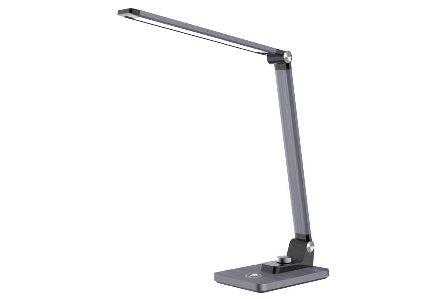 ΦΩΤΙΣΤΙΚΟ ΓΡΑΦΕΙΟΥ LED BLAIN PRO HM4458.07 ΓΚΡΙ ΒΑΣΗ ABS & ΑΛΟΥΜΙΝΙΟ 35,6x43,1Υεκ