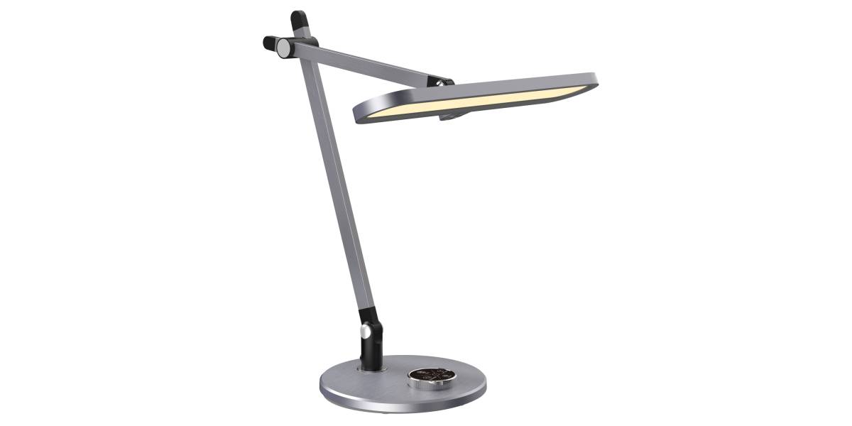 ΦΩΤΙΣΤΙΚΟ ΓΡΑΦΕΙΟΥ LED BLAIN PRO HM4446.07 ΓΚΡΙ ΒΑΣΗ ABS-ΓΚΡΙ ΑΛΟΥΜΙΝΙΟ 57,5x53Υεκ.