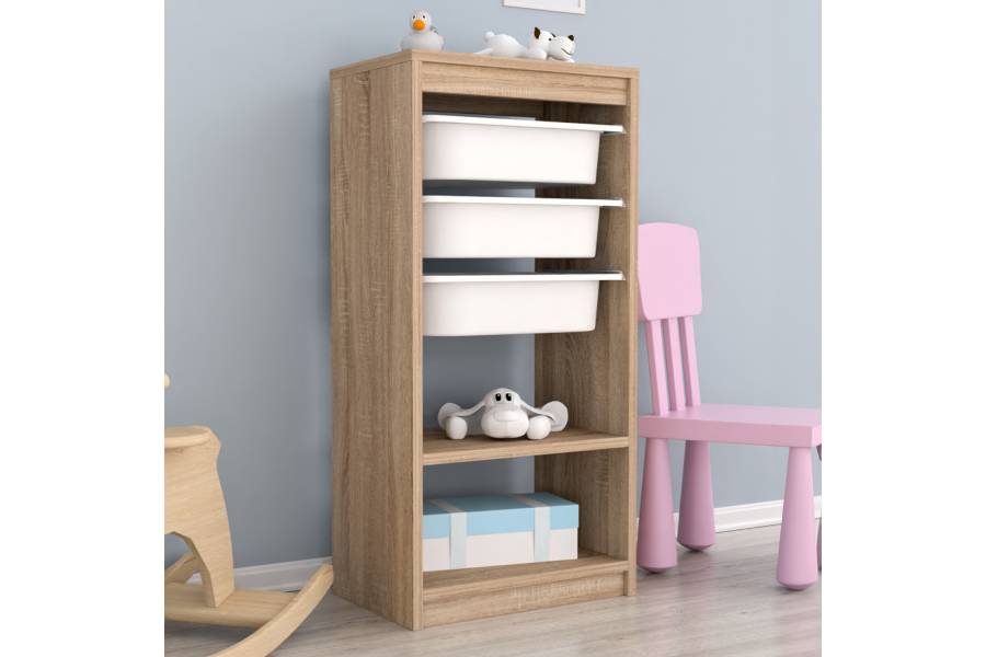 ΣΥΡΤΑΡΙΕΡΑ SANI HM18198.03 ΜΕΛΑΜΙΝΗ SONAMA-ΛΕΥΚΑ ΣΥΡΤΑΡΙΑ P.E. 45,5x30x92Υ