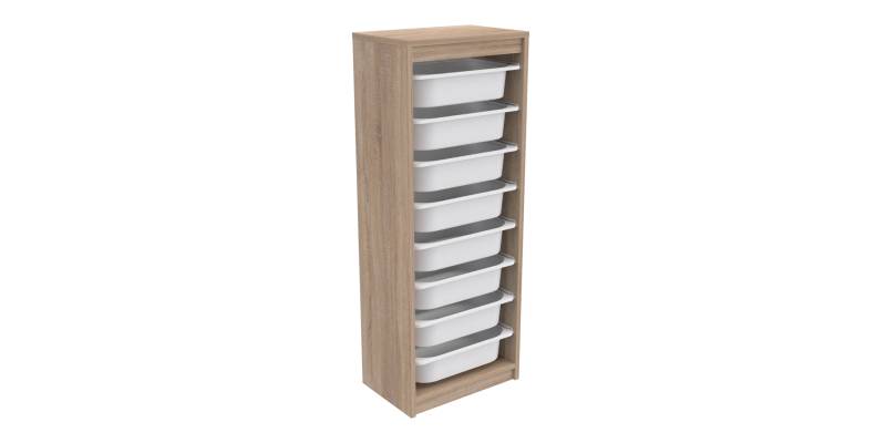 ΣΥΡΤΑΡΙΕΡΑ SANI HM18201.03 ΜΕΛΑΜΙΝΗ SONAMA-ΛΕΥΚΑ ΣΥΡΤΑΡΙΑ P.E. 45,5x29,6x118,5Υεκ
