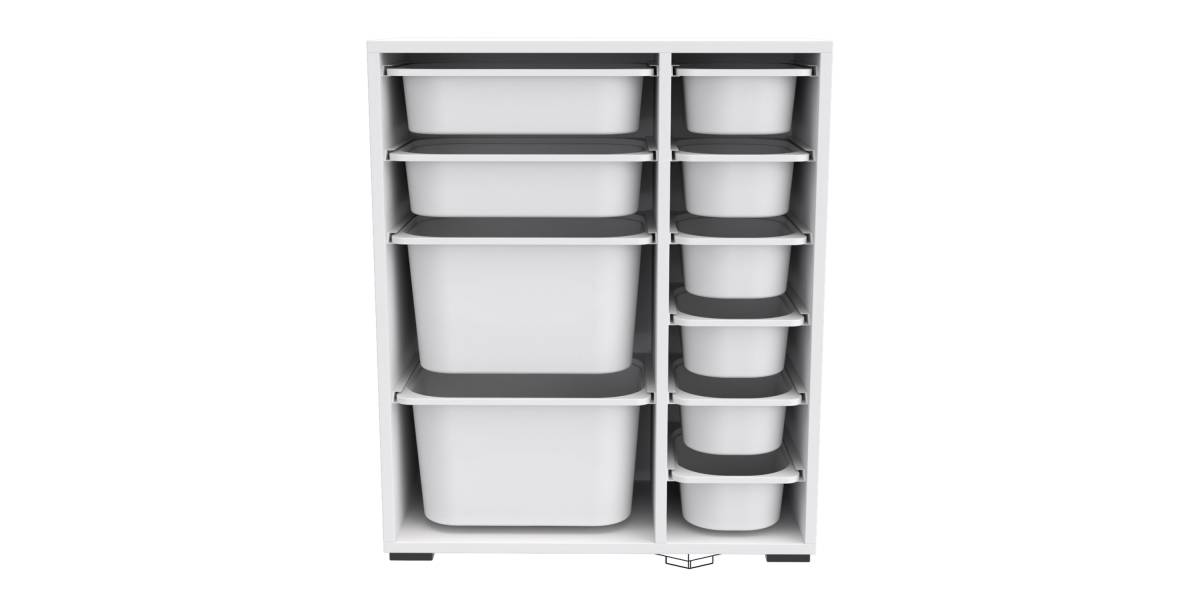 ΣΥΡΤΑΡΙΕΡΑ SANI HM18212.01 ΜΕΛΑΜΙΝΗ ΣΕ ΛΕΥΚΟ-10 ΛΕΥΚΑ ΣΥΡΤΑΡΙΑ P.E. 69,5x30x83Υεκ