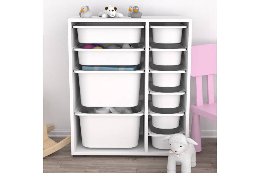 ΣΥΡΤΑΡΙΕΡΑ SANI HM18212.01 ΜΕΛΑΜΙΝΗ ΣΕ ΛΕΥΚΟ-10 ΛΕΥΚΑ ΣΥΡΤΑΡΙΑ P.E. 69,5x30x83Υεκ