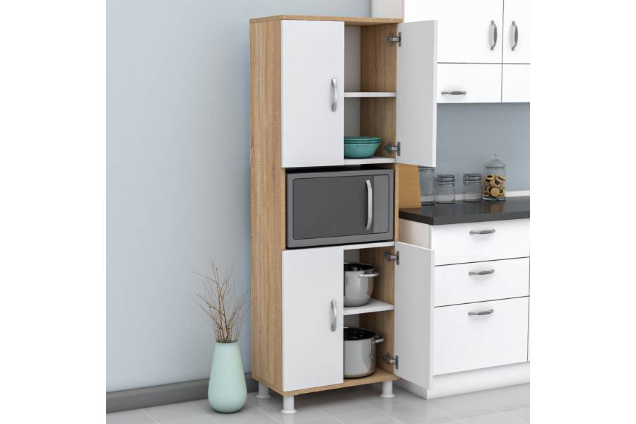 ΕΠΙΠΛΟ ΚΟΥΖΙΝΑΣ/ΝΤΟΥΛΑΠΙ RAD HM18196.03 ΜΕΛΑΜΙΝΗ ΣΟΝΑΜΑ-ΛΕΥΚΟ 56x32x165Υεκ.