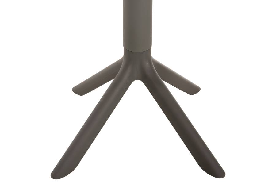 ΤΡΑΠΕΖΙ ΠΟΛΥΠΡΟΠΥΛΕΝΙΟΥ ΣΤΡΟΓΓΥΛΟ TERRIN HM6124.15 OLIVE GREEN Φ60x75Υεκ.