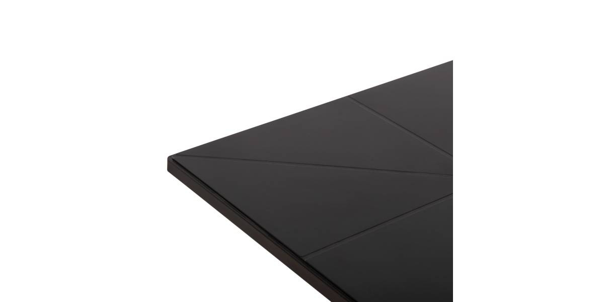 ΤΡΑΠΕΖΙ ΠΟΛΥΠΡΟΠΥΛΕΝΙΟΥ ΤΕΤΡΑΓΩΝΟ TERRIN HM6125.12 ΜΑΥΡΟ 60,5x60,5x76,5Υεκ.