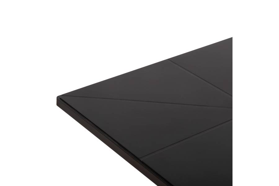 ΤΡΑΠΕΖΙ ΠΟΛΥΠΡΟΠΥΛΕΝΙΟΥ ΤΕΤΡΑΓΩΝΟ TERRIN HM6125.12 ΜΑΥΡΟ 60,5x60,5x76,5Υεκ.