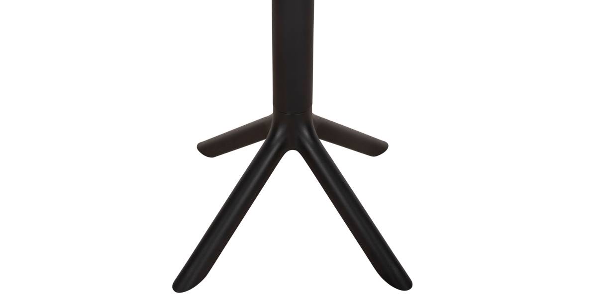 ΤΡΑΠΕΖΙ ΠΟΛΥΠΡΟΠΥΛΕΝΙΟΥ ΤΕΤΡΑΓΩΝΟ TERRIN HM6125.12 ΜΑΥΡΟ 60,5x60,5x76,5Υεκ.