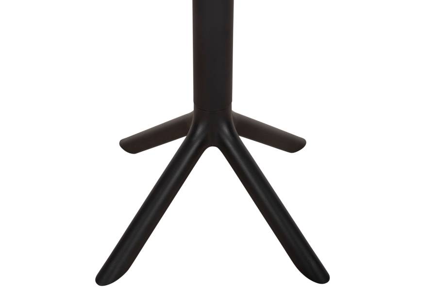 ΤΡΑΠΕΖΙ ΠΟΛΥΠΡΟΠΥΛΕΝΙΟΥ ΤΕΤΡΑΓΩΝΟ TERRIN HM6125.12 ΜΑΥΡΟ 60,5x60,5x76,5Υεκ.