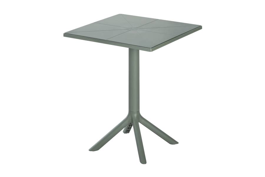 ΤΡΑΠΕΖΙ ΠΟΛΥΠΡΟΠΥΛΕΝΙΟΥ ΤΕΤΡΑΓΩΝΟ TERRIN HM6125.15 DARK OLIVE 60x60x75Υεκ.