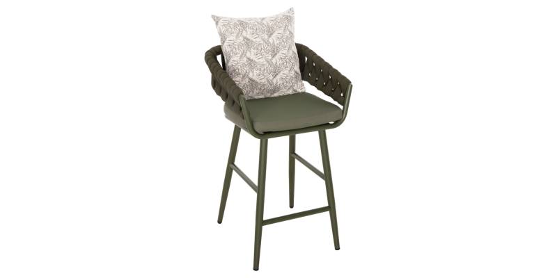 ΣΚΑΜΠΟ ΑΛΟΥΜΙΝΙΟΥ CAMDEN HM6142.09 ΜΑΞΙΛΑΡΙ ΜΕ PRINT-DARK OLIVE 56x60x108Υεκ.