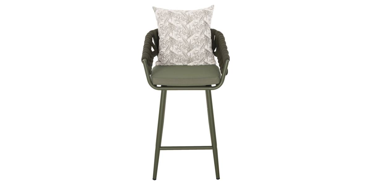 ΣΚΑΜΠΟ ΑΛΟΥΜΙΝΙΟΥ CAMDEN HM6142.09 ΜΑΞΙΛΑΡΙ ΜΕ PRINT-DARK OLIVE 56x60x108Υεκ.