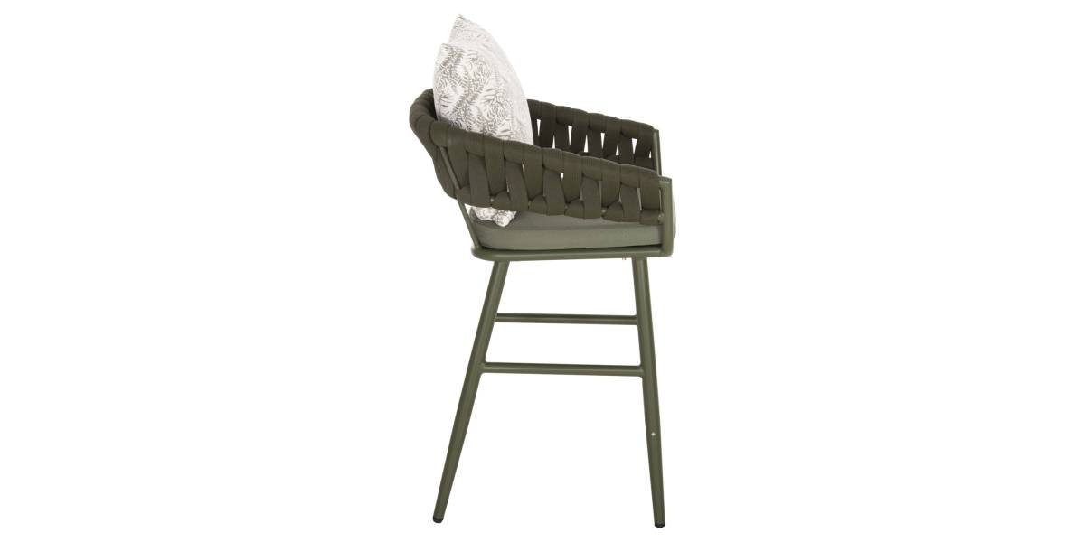 ΣΚΑΜΠΟ ΑΛΟΥΜΙΝΙΟΥ CAMDEN HM6142.09 ΜΑΞΙΛΑΡΙ ΜΕ PRINT-DARK OLIVE 56x60x108Υεκ.