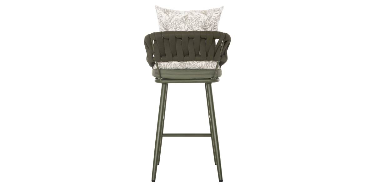 ΣΚΑΜΠΟ ΑΛΟΥΜΙΝΙΟΥ CAMDEN HM6142.09 ΜΑΞΙΛΑΡΙ ΜΕ PRINT-DARK OLIVE 56x60x108Υεκ.
