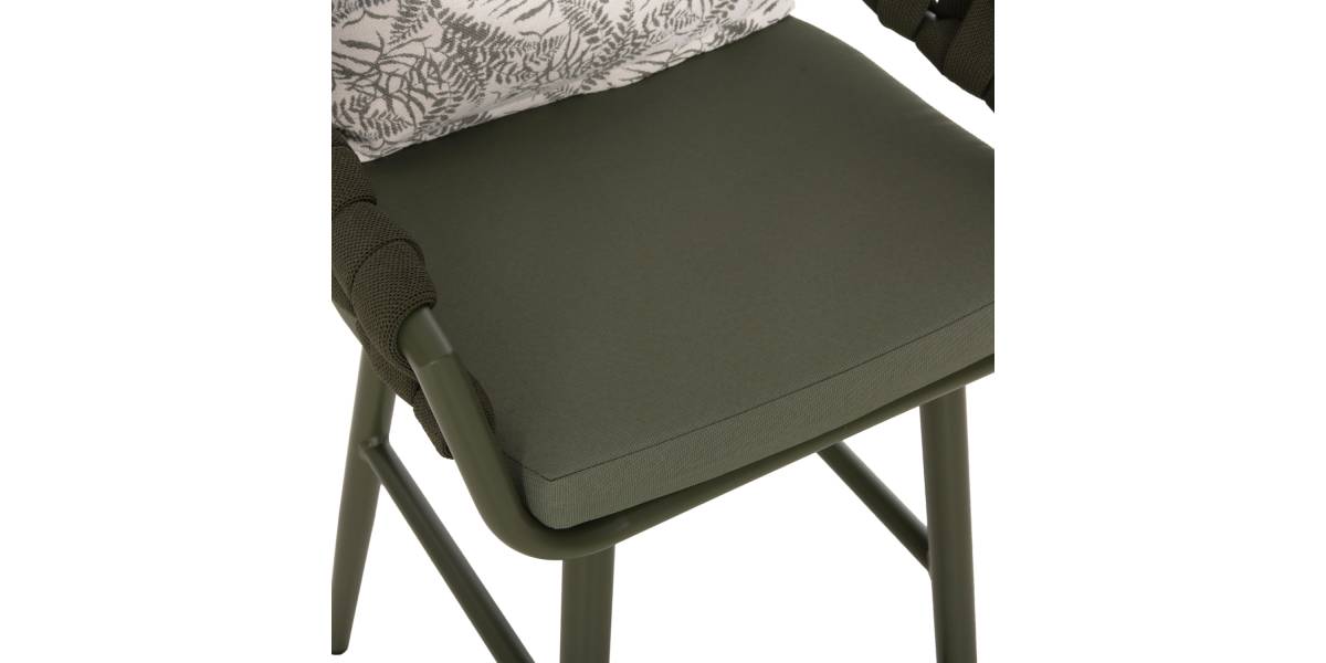 ΣΚΑΜΠΟ ΑΛΟΥΜΙΝΙΟΥ CAMDEN HM6142.09 ΜΑΞΙΛΑΡΙ ΜΕ PRINT-DARK OLIVE 56x60x108Υεκ.