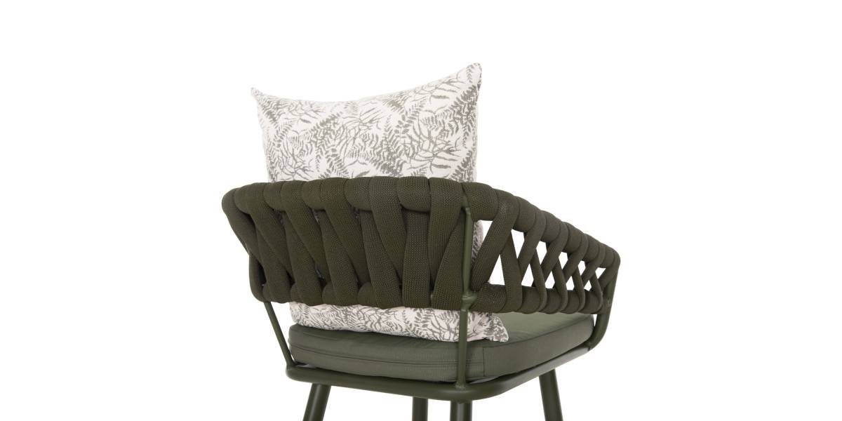 ΣΚΑΜΠΟ ΑΛΟΥΜΙΝΙΟΥ CAMDEN HM6142.09 ΜΑΞΙΛΑΡΙ ΜΕ PRINT-DARK OLIVE 56x60x108Υεκ.