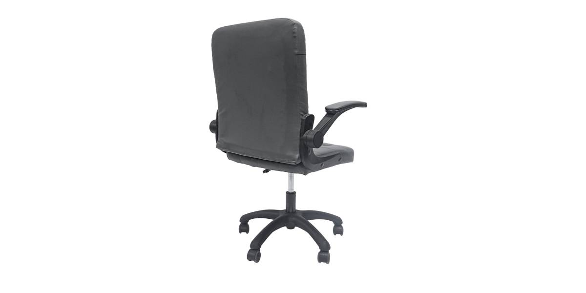ΚΑΡΕΚΛΑ ΓΡΑΦΕΙΟΥ PORTIMA HM1197.03 ΓΚΡΙ PVC-ΜΑΥΡΟΣ NYLON ΣΚΕΛΕΤΟΣ & ΒΑΣΗ 69x53x98Υεκ
