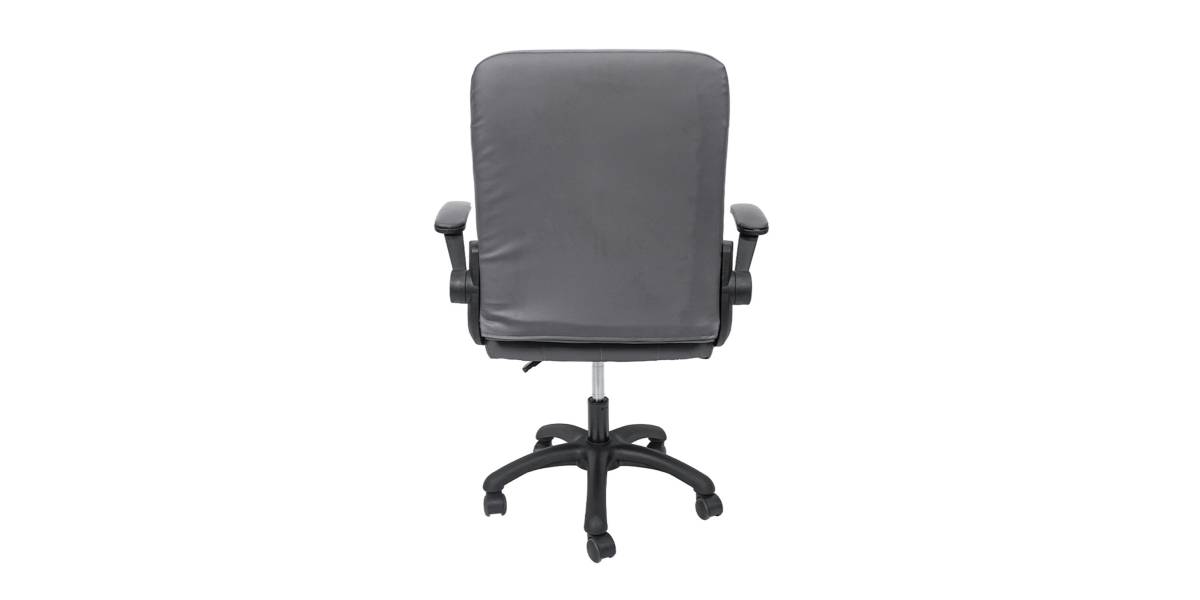 ΚΑΡΕΚΛΑ ΓΡΑΦΕΙΟΥ PORTIMA HM1197.03 ΓΚΡΙ PVC-ΜΑΥΡΟΣ NYLON ΣΚΕΛΕΤΟΣ & ΒΑΣΗ 69x53x98Υεκ