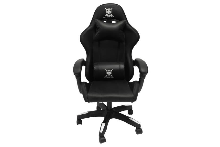 ΠΟΛΥΘΡΟΝΑ GAMING DARREN HM1203.04 ΜΑΥΡΟ-ΛΕΥΚΟ PVC 58.5x100x120Υεκ.