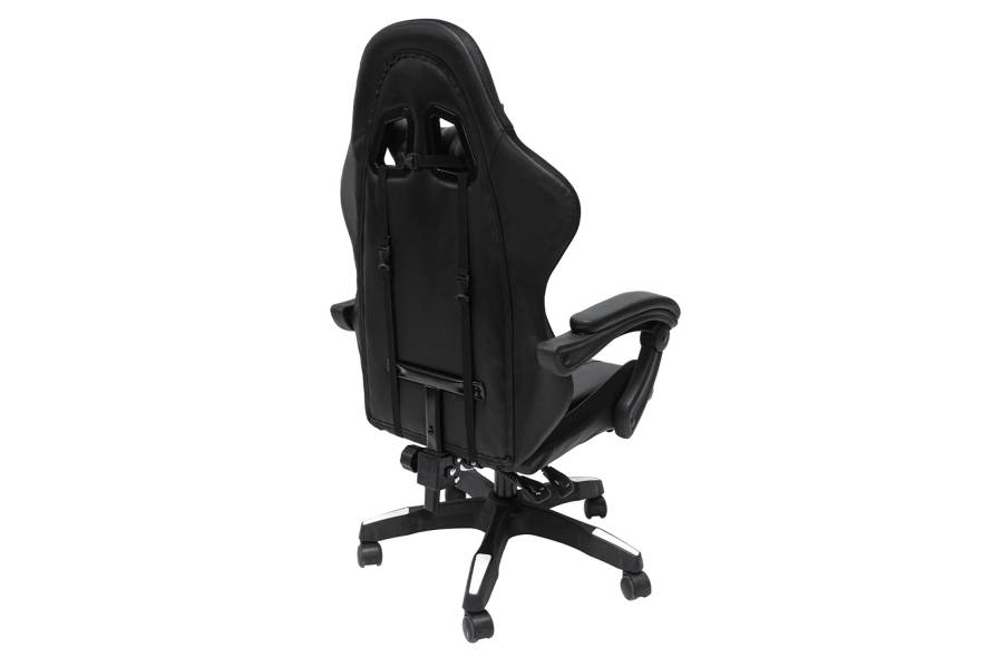 ΠΟΛΥΘΡΟΝΑ GAMING DARREN HM1203.04 ΜΑΥΡΟ-ΛΕΥΚΟ PVC 58.5x100x120Υεκ.