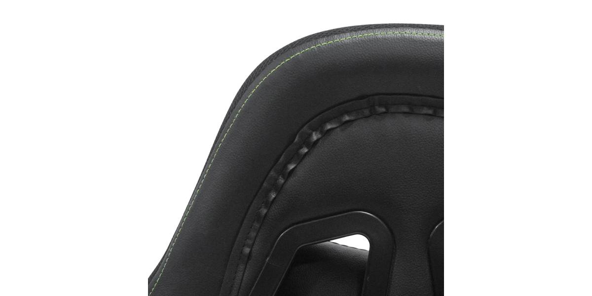 ΠΟΛΥΘΡΟΝΑ GAMING LOOT HM1204 ΜΑΥΡΟ-ΠΡΑΣΙΝΟ PVC & NYLON 60x60x120Υεκ.