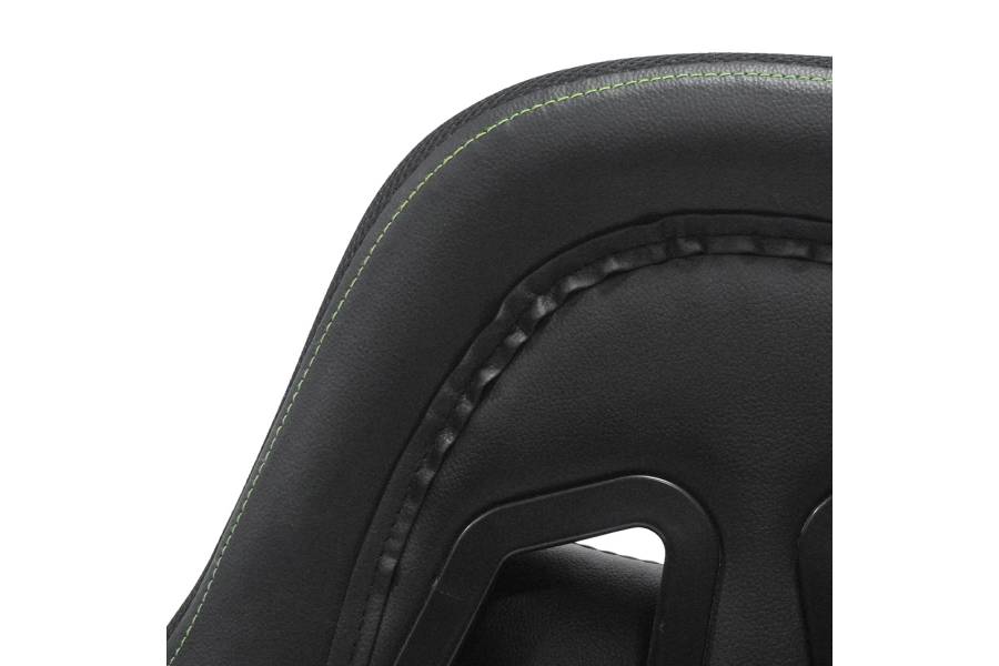 ΠΟΛΥΘΡΟΝΑ GAMING LOOT HM1204 ΜΑΥΡΟ-ΠΡΑΣΙΝΟ PVC & NYLON 60x60x120Υεκ.