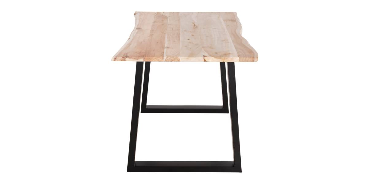 ΤΡΑΠΕΖΙ ΤΡΑΠΕΖΑΡΙΑΣ MONTANA SLIM HM8163.21 ΞΥΛΟ ΑΚΑΚΙΑΣ ΣΕ ΑΝΟΙΧΤΟ ΦΥΣΙΚΟ 140x80x77Υεκ