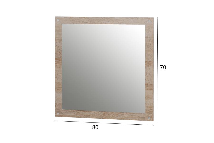 ΚΑΘΡΕΦΤΗΣ ΤΟΙΧΟΥ HM4360 ΜΕΛΑΜΙΝΗ ΣΕ ΣΟΝΑΜΑ 80x70x1.8(βάθος)εκ