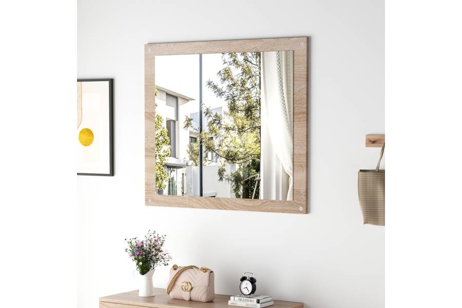 ΚΑΘΡΕΦΤΗΣ ΤΟΙΧΟΥ HM4360 ΜΕΛΑΜΙΝΗ ΣΕ ΣΟΝΑΜΑ 80x70x1.8(βάθος)εκ