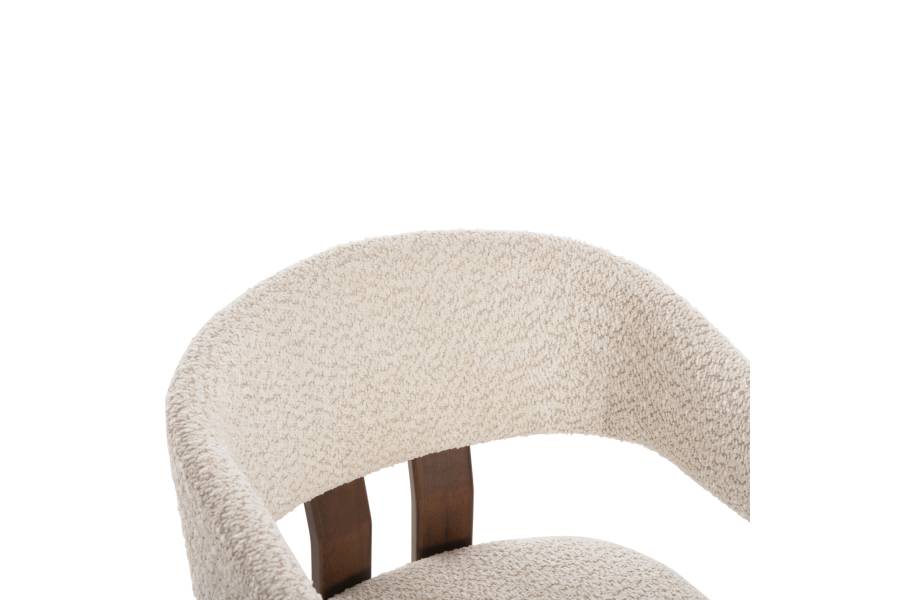ΚΑΡΕΚΛΑ ZARRA HM9970.03 RUBBERWOOD ΣΕ ΚΑΡΥΔΙ-ΕΚΡΟΥ ΜΠΟΥΚΛΕ ΥΦΑΣΜΑ 55,5x59x81,5Υεκ