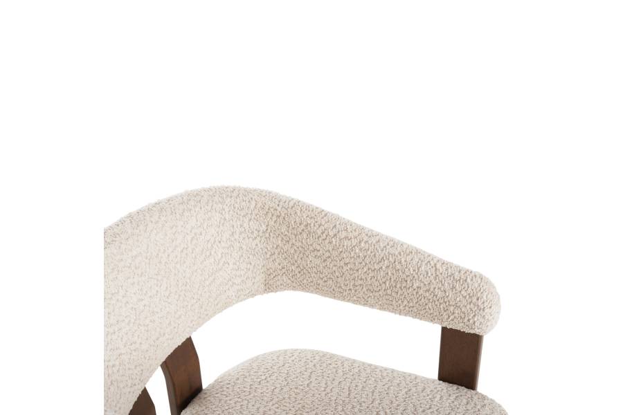 ΚΑΡΕΚΛΑ ZARRA HM9970.03 RUBBERWOOD ΣΕ ΚΑΡΥΔΙ-ΕΚΡΟΥ ΜΠΟΥΚΛΕ ΥΦΑΣΜΑ 55,5x59x81,5Υεκ
