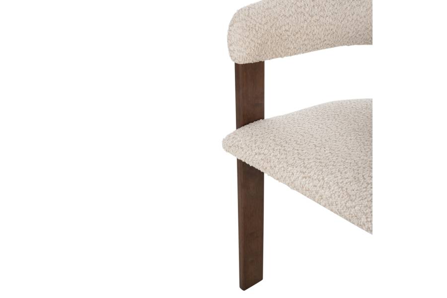 ΚΑΡΕΚΛΑ ZARRA HM9970.03 RUBBERWOOD ΣΕ ΚΑΡΥΔΙ-ΕΚΡΟΥ ΜΠΟΥΚΛΕ ΥΦΑΣΜΑ 55,5x59x81,5Υεκ