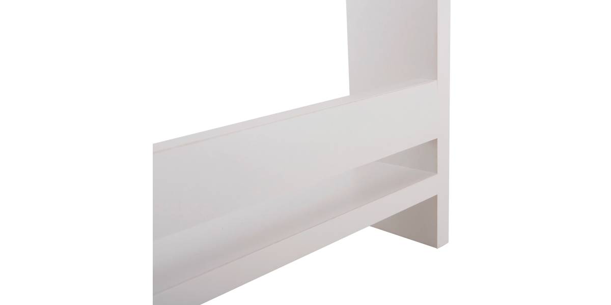 ΡΑΦΙΕΡΑ ΤΟΙΧΟΥ SANI HM18223.01 ΜΕΛΑΜΙΝΗ ΣΕ ΛΕΥΚΟ 60x10x90Υεκ. (3 ΡΑΦΙΑ)