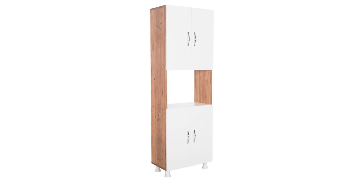 ΕΠΙΠΛΟ ΚΟΥΖΙΝΑΣ/ΝΤΟΥΛΑΠΙ RAD HM18196.04 ΜΕΛΑΜΙΝΗ ΦΥΣΙΚΟ-ΛΕΥΚΟ 55,5x32x165Υεκ.