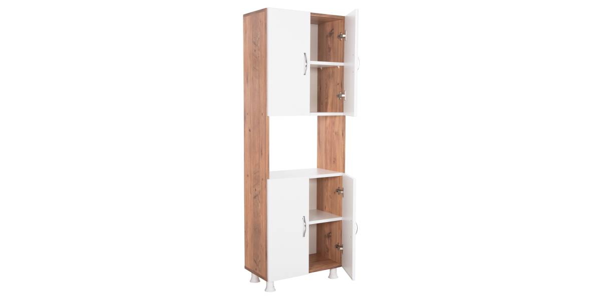 ΕΠΙΠΛΟ ΚΟΥΖΙΝΑΣ/ΝΤΟΥΛΑΠΙ RAD HM18196.04 ΜΕΛΑΜΙΝΗ ΦΥΣΙΚΟ-ΛΕΥΚΟ 55,5x32x165Υεκ.