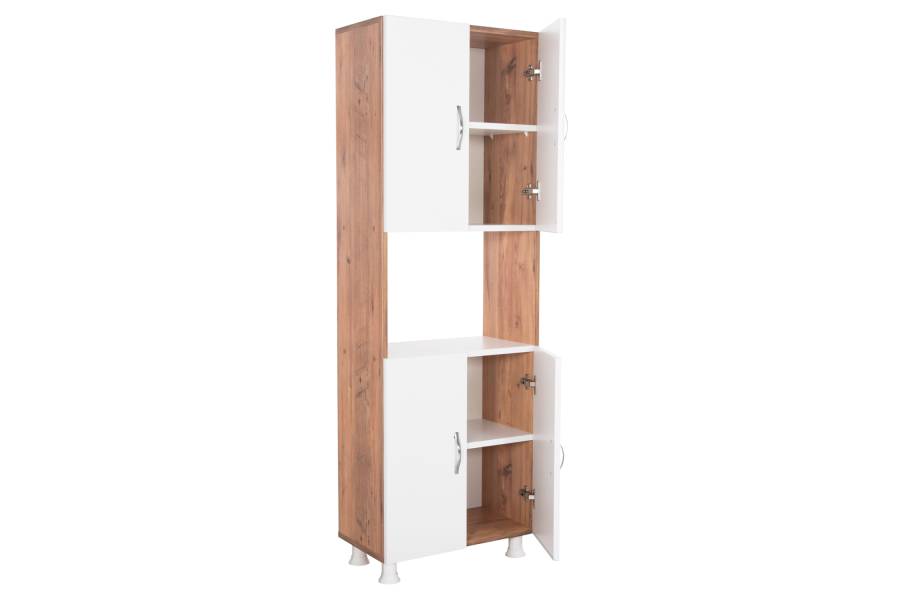 ΕΠΙΠΛΟ ΚΟΥΖΙΝΑΣ/ΝΤΟΥΛΑΠΙ RAD HM18196.04 ΜΕΛΑΜΙΝΗ ΦΥΣΙΚΟ-ΛΕΥΚΟ 55,5x32x165Υεκ.