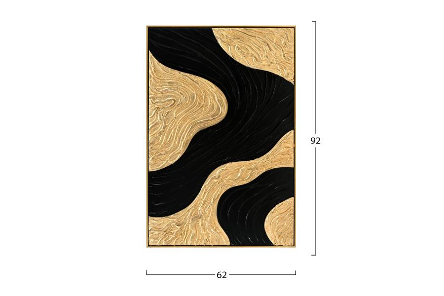 ΠΙΝΑΚΑΣ ΤΟΙΧΟΥ 3D SEDIMENT HM4548.02 ΚΟΡΝΙΖΑ ΜΠΕΖ-ΧΕΙΡΟΠΟΙΗΤΑ ΣΧΕΔΙΑ 62x4,5Χ92Υεκ.