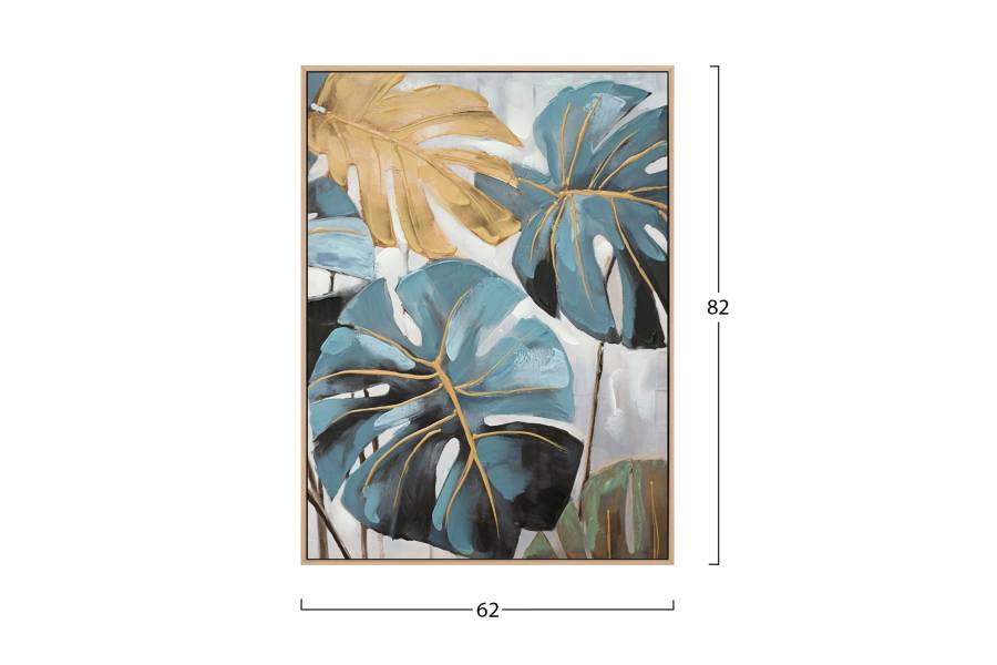 ΠΙΝΑΚΑΣ TOIXOY TROPICO HM4542 ΚΟΡΝΙΖΑ ΜΠΕΖ-ΚΑΜΒΑΣ ΕΚΤΥΠΩΣΗ 62x4,5x82Υεκ.