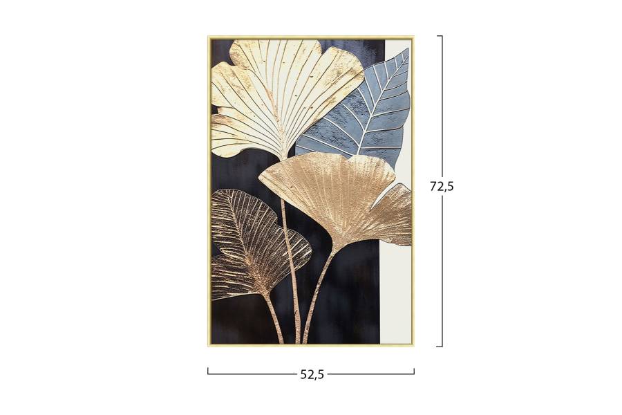 ΠΙΝΑΚΑΣ TOIXOY TROPICO HM4546.01 ΚΟΡΝΙΖΑ ΜΠΕΖ-ΚΑΜΒΑΣ ΕΚΤΥΠΩΣΗ 52,5x2,8x72,5Υεκ.