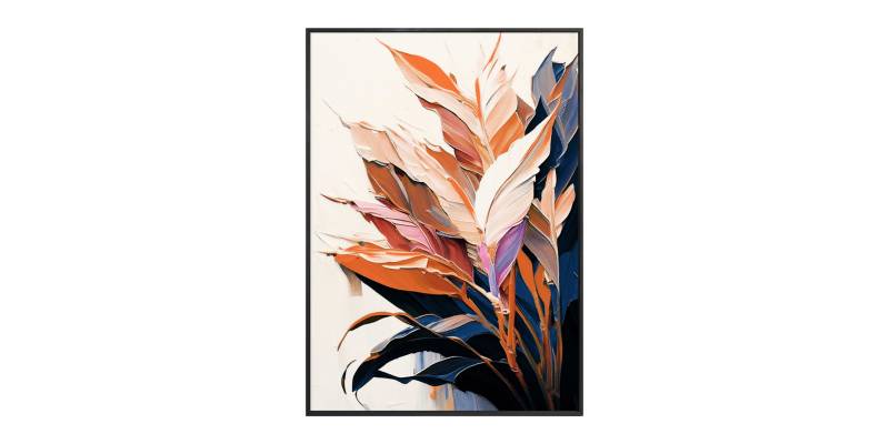 ΠΙΝΑΚΑΣ TOIXOY TROPICO HM4547.02 ΚΟΡΝΙΖΑ ΜΑΥΡΗ-ΚΑΜΒΑΣ ΕΚΤΥΠΩΣΗ ΦΥΛΛΑ 52,5x2,8x72,5Υεκ.