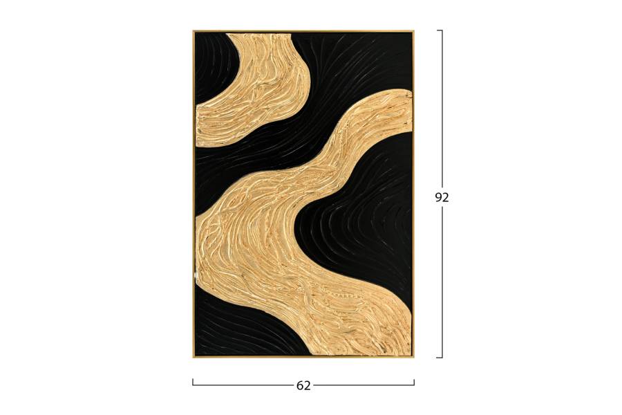 ΠΙΝΑΚΑΣ ΤΟΙΧΟΥ 3D SEDIMENT HM4548.01 ΚΟΡΝΙΖΑ ΜΠΕΖ-ΧΕΙΡΟΠΟΙΗΤΑ ΣΧΕΔΙΑ 62x4,5Χ92Υεκ.