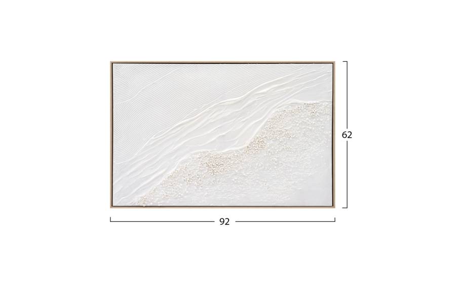 ΠΙΝΑΚΑΣ TOIXOY SEDIMENT HM4555 ΜΕ ΚΟΡΝΙΖΑ ΜΠΕΖ-ΚΑΜΒΑΣ ΣΕ ΛΕΥΚΕΣ ΑΠΟΧΡΩΣΕΙΣ 92x4,5x62Υεκ.
