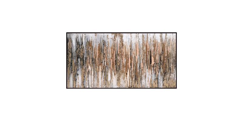 ΠΙΝΑΚΑΣ ΤΟΙΧΟΥ SEDIMENT HM4574.01 ΜΕ ΚΟΡΝΙΖΑ ΜΑΥΡΗ-ΚΑΜΒΑΣ 142x4.5x72Υεκ
