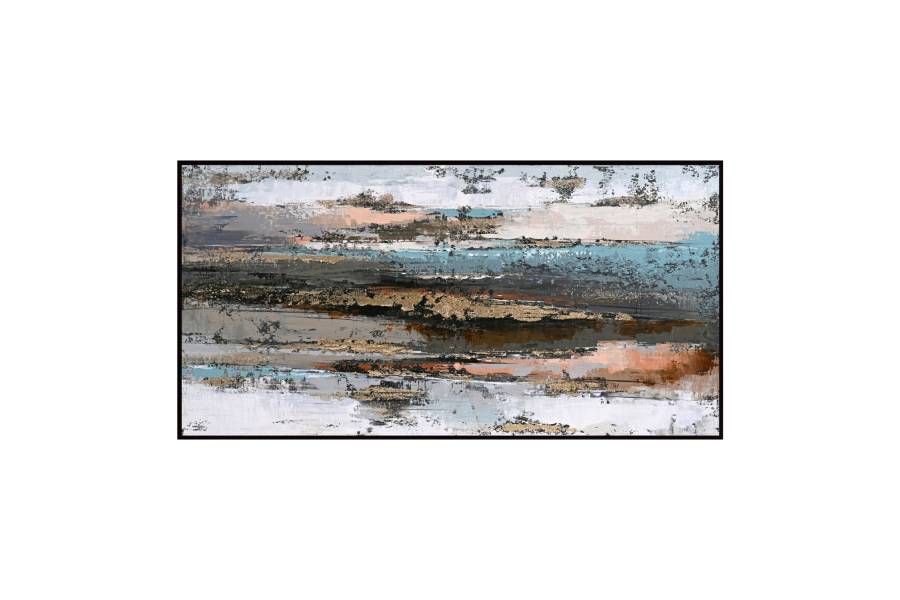 ΠΙΝΑΚΑΣ ΤΟΙΧΟΥ SEDIMENT HM4575.02 ΜΕ ΚΟΡΝΙΖΑ ΜΑΥΡΗ-ΚΑΜΒΑΣ 142x4.5x72Υεκ
