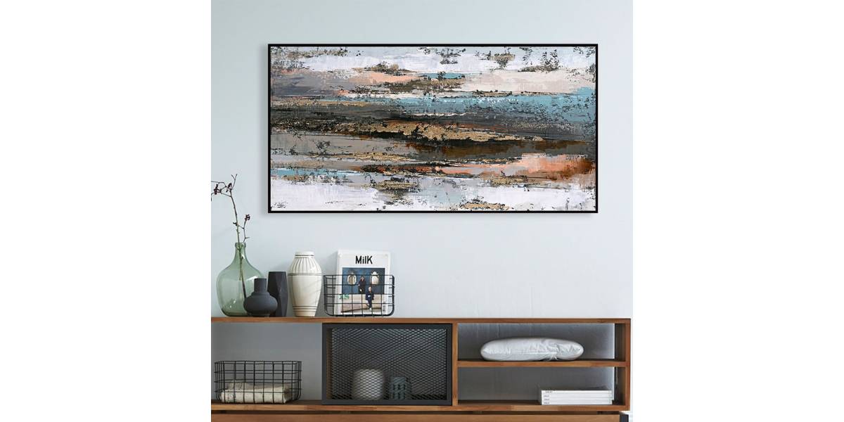 ΠΙΝΑΚΑΣ ΤΟΙΧΟΥ SEDIMENT HM4575.02 ΜΕ ΚΟΡΝΙΖΑ ΜΑΥΡΗ-ΚΑΜΒΑΣ 142x4.5x72Υεκ